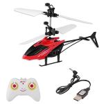 AB Toy Worlds Helicopter with Radio Remote Control and Hand Sensor Charging Helicopter 2 in 1 Toys with 3D Light Toys for Boys Kids (Indoor & Outdoor Flying)(Multicolour)