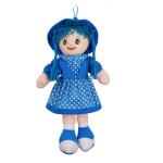 Glance Rinky Doll Soft Toy Super Soft Cute Looking Washable Soft Toy For Besties 45 cm Blue