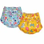 Deedry Oeko-Tex Certified Baby Cloth Diapers Washable & Reusable Diapers with Adjustable Snap Buttons | 3 Months- 3 Years |(Without Insert, Combo of 2)