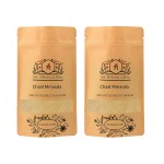 THE MMASALA BOX CO 100% Natural Chat Masala Powder Authentic Chaat Masala Combo 100gm - Pack of 2