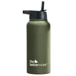The Better Home Green Stainless Steel 1000 Insulated Sipper Water Bottle For Kids