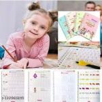 ALL FIT Magic Practice Copy Book for Kids - 4Pcs Magic Book with Pens, Calligraphy Books for Beginners Practice, Calligraphy Practice Book, Magic Kids Practice BOOK