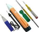 DUMDAAR VT-46 Four type Tester 1pc Volt Alert 1pc Screwdriver 1pc Continuity 1pc 2in1 Analog Voltage Tester