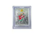 GoldGiftIdeas Silver Ambe Maa Photo Frame for Pooja, Housewarming Return Gift, Navratri Gifts for Kanya, Mata Ki Chowki Return Gifts, Durga Maa Frame for Gift, Return Gifts for Navarathri (11 x 8 CM)