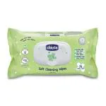 Chicco Non-Woven White Baby Moments Soft Cleansing Baby Wipes (Pack Of 72)