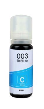 INKSPOT 003 Compatible Refill Ink for Epson L3110, L3150, L3250, L3252 L3115, L3116, L3101, L3210, L3215, L3216, L3151, L3152, L3156, L5190 Printer (Cyan)