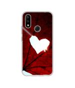 Casotec Maple Heart Leaf DesignPrinted Silicon Soft TPU Back Case Cover for Lenovo A6 Note