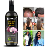 Livincy Red Onion Hair Oil Hair Growth, Thickness For Women And Men 100 Ml