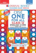 Oswaal CBSE One for All, English Core, Class 12 (For 2023 Exam)