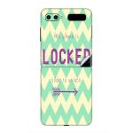 GADGETSWRAP Printed Vinyl Skin Sticker for Samsung Galaxy Z Flip - Locked For A Reason Stupid