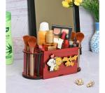 Future Works Makeup Brush holder and organizer for dressing table keeps make up brush nail polish lipstick eyeliner comb with cosmetic storage box, Unique Gifts For Girls. (My Sweet Teddy (Red))['30.48 ', ' 10.16 ', ' 10.16 cm']