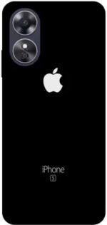 Voleano Back Cover for OPPO A17, CPH2477, APPLE, LOGO, APPLE LOGO, APPLE PRINTED  (Multicolor, Shock Proof, Pack of 1)