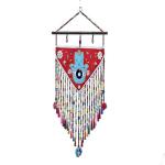 VVISBA Triangular Evil Eye Talisman - Handmade Home & Office Decor for Protection Against Negative Energy