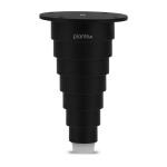 Plantex Aluminum 4 inch Sofa Leg/Bed Furniture Leg Pair for Home Furnitures (DTS 66 Black) 2 Pcs