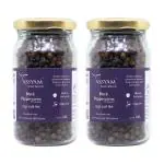 Tassyam Fine Black Peppercorns, 200g (2x 100g), Pack of 2