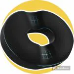 4V1 Donut Cushion, Coccyx Cushion, Orthopedic seat Cushion, Hemorrhoid Pillow, Ring Cushion, Tailbone Cushion, Seat Cushion for Pressure Relief, Memory Foam Donut Cushion, Donut Pillow- CODNT-1