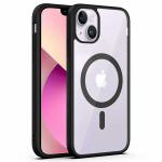 NSCC iPhone 13 mini Back Case Cover CD Pattern Lens Camera Protection (Black)
