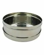 HOMORAA Clasic Gold Tifun Box With Laser Stainless Steel Lunch Box, Puri Box, School Tiffin Box. Diameter 5.5 Inches, and 180 Gram Weight (Pack Of 2)