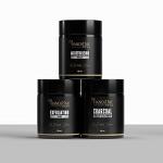 Handsome Devil Classic Skin Maintenance Set for Acne Skin with Exfoliating Activated Charcoal, Honey and Walnut Extract - 3 g