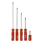 H9 2-in-1 Magnetic Screw Drivers with Long Handle & hardern tips Screwdriver Set (Pack of 5) (2