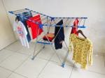 VIMART Presents a Quick Foldable Clothes Rack, a Portable and Compact Solution Crafted from Stainless Steel Pipe and High-Quality Plastic. (Butterfly)