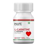 Inlife L Carnitine L Tartarate 500 mg 60 Vegetarian Capsules