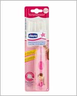 24 CARE HEALTH & HYGIENE Tiny brush, big smiles! Chicco's baby electric toothbrush is gentle and effective, perfect for little ones