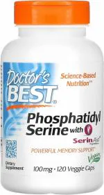 Doctor's Best Phosphatidyl Serine, 120 Veggie Caps