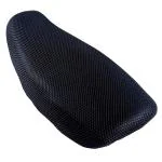 AllExtreme EXUSC1T Mesh Bike Seat Cover Anti Skid Net Cushion for All Flat Seat Motorcycles (Black)