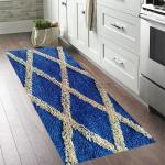 Digi Fab Cotton Chatai Mat (Blue, Large)