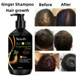 SOMWRITA Ginger Black Hair Growth & Healthy Hair Shampoo | Ginger Anti-Dandruff Shampoo For Healthy Scalp & Hair | Damage Repairs | Ginger Shampoo for Men & Women - pack of 1 [300ml].