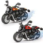 Zest 4 Toyz Pull Back Warrior Motorcycle Bike Toy for Kids Boy (Assorted) Pack of 1