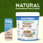 MyFitness Peanut Butter Natural Smooth Peanut Butter 1250 gms
