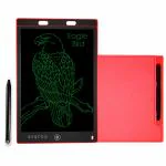 BESTOR Portable Ruff 12 inches LCD Paperless Memo Digital Tablet Notepad Scribble Board (Red)