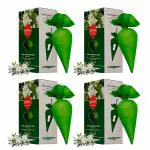 SAFAL Camphor Cone for Home | Kapoor for Pooja | 45 Days Refreshing Fragrance | Pack of 4 - Room, Car, Air Freshener & Mosquito Repellent | Premium Camphor Cone Granule Pouch | Mogra