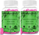 Naturewell Multivitamin Gummies For Kids With Superfoods And Prebiotics Advanced, 30 Gummies Each (Pack Of 2)