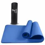VIFITKIT Anti Skid Yoga Mat with Bag (Blue, 4mm)