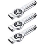 DreamBasket Stainless Steel Lemon Squeezer / Hand Juicer (Pack of 3) for Kitchen