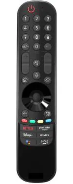 ANM MR22GA for LG Magic Remote Replacement for LG AKB76039908 LG 55UQ7550 - ONLY SAME MODEL - Verify on Customer Care Remote Controller (Black)