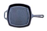 Rock Tawa Square Grill Pan 10.5 Inch/2 L Pre-seasoned Cast Iron Skillet