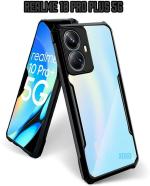 XOVO Back Cover for Realme 10 Pro Plus 5G (Transparent, Dual Protection, Pack of 1)