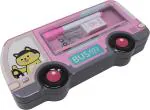 QIPS B-692 Multicolor Cars Shaped Metal Pencil Box