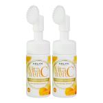 KELYN Brightening Vitamin C Foaming with Built-In Face Brush Pack of 2