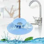 CLICKCART Silicon Sink Stopper-Home Bathroom Kitchen Silicone Sewer Sink Bathtub Wash-Basin Sealer Cover Drainer Water Stopper with Hair Catcher- Silicone Stopper for Bathroom/Wash Basin/Kitchen Sink/Bathtub Sealer Cover(Pack of 2)