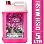 BLISS & BLUSH Dishwash Liquid 5 Liter Pink Freshness| 100% Ecofriendly-Tough Grease Removal Formula| Leaves No Residue