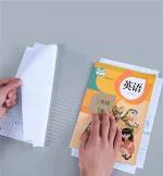 Premium Transparent Paper Sticker Book Cover Film Clear Matte for Craft 30Pcs,Waterproof School Textbook Protective Case Cover Can Be Cut Self-Adhesive A4 Book Cover Paper Book Covering Film