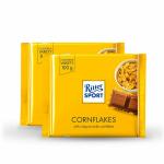 Ritter Sport Cornflakes Milk Chocolate 100g ( pack of 2)
