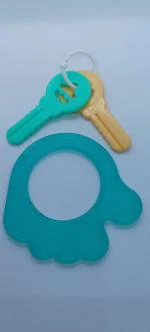 MOONBABY Soft BPA free ISO Certified Silicon Baby Teether Soother Toys for Kids/ Babies/ Toddlers /Baby Infants