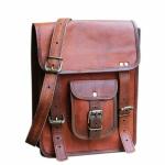 Pranjals House Leather Brown Messenger Bag For Men And Women