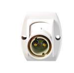 Kolors Round Moveable Holder (White) [Kin] Pack of 20 pcs